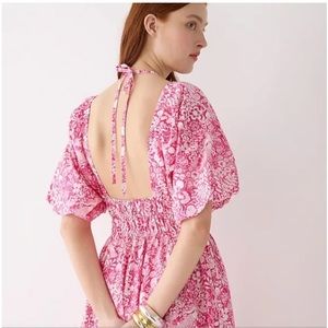 NWT J Crew collection smocked waist maxi dress
